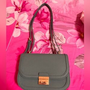 Anne Klein Gray Crossbody Bag